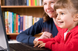 Child learning with Ultimate Phonics computer software program